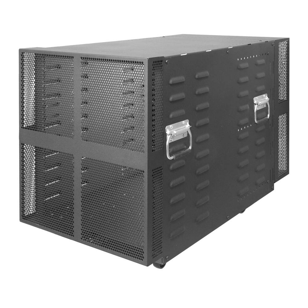 Alt View 4. RackSolutions - RackSolutions 12U Portable Server Rack - Black.
