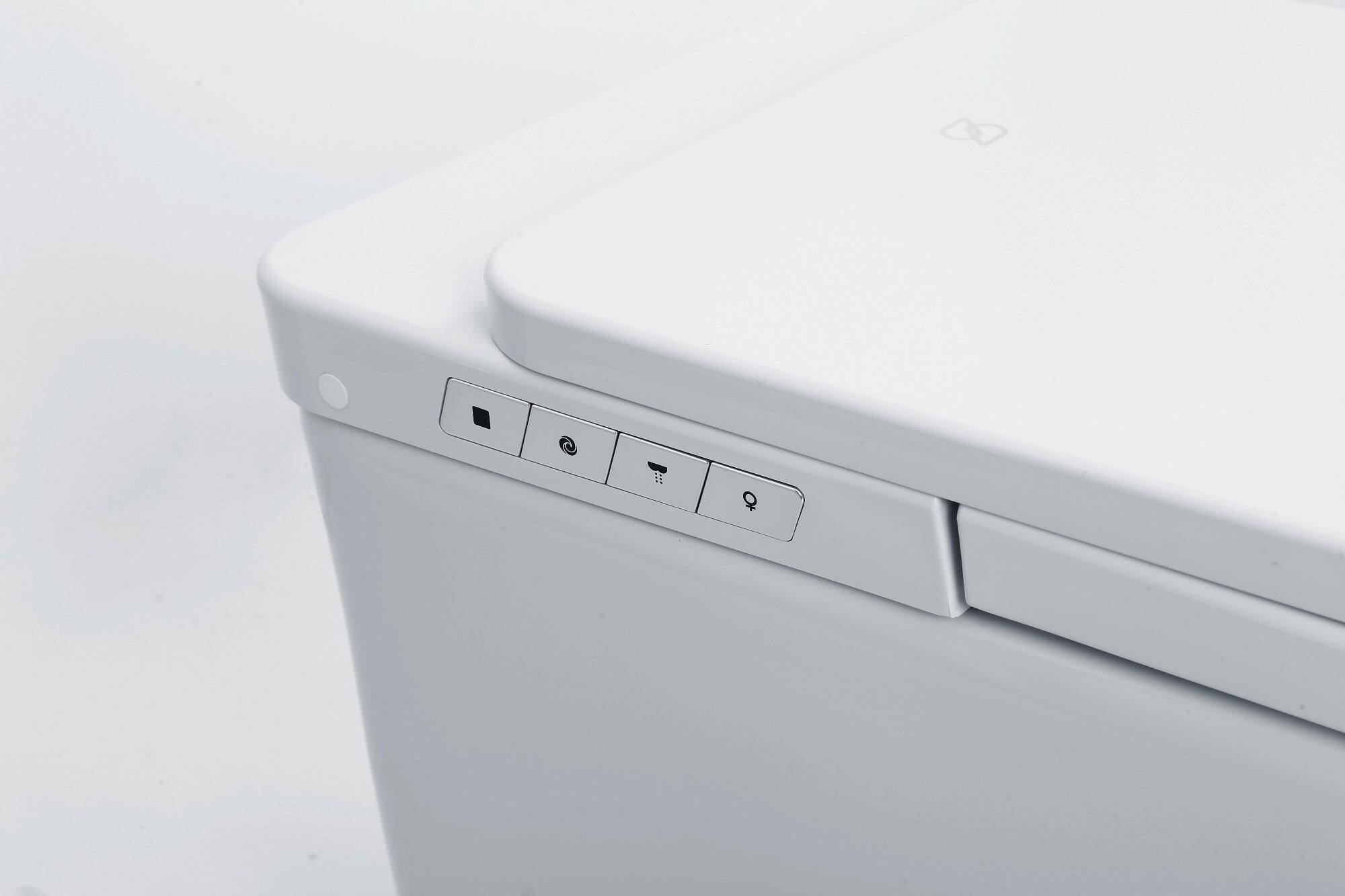 Alt View 1. Boyel Living - White Pro Version Smart Toilet Multi Mode Cleaning Heated Seat Auto Lid Sensor Flush Premium Full Function Design - WHITE.