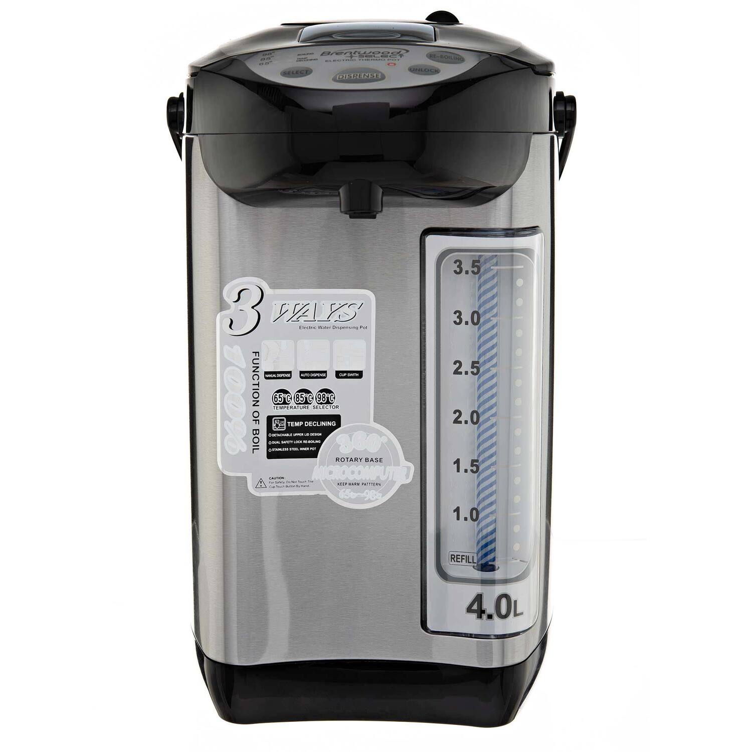 SA 912T 3 WAYS ENCRE - ns ta - - - - - - 100% FUNCTION 55C 506563C B56 30C 2  ado : SECTOR OF TEMP OLINING - - - - BOIL - - o. - i -  360 ROTARY BASE cdda CROCOMPUTER .... .... aedane 3.5 3.0 2.5 2.0 1.5 1.0 REFILL 4.0L