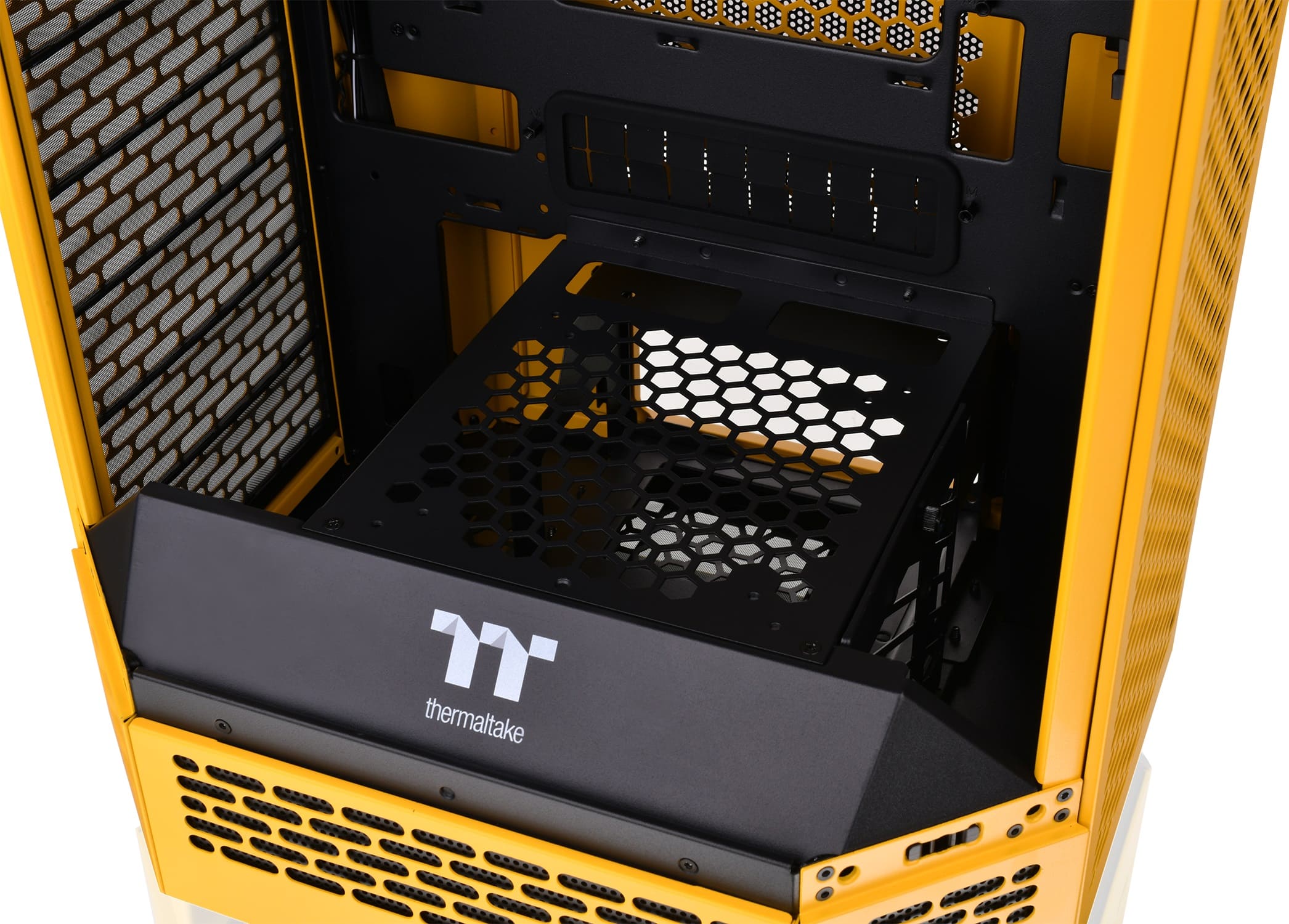 Alt View 31. Thermaltake - The Tower 300 Micro ATX PC Case - Bumblebee Yellow.