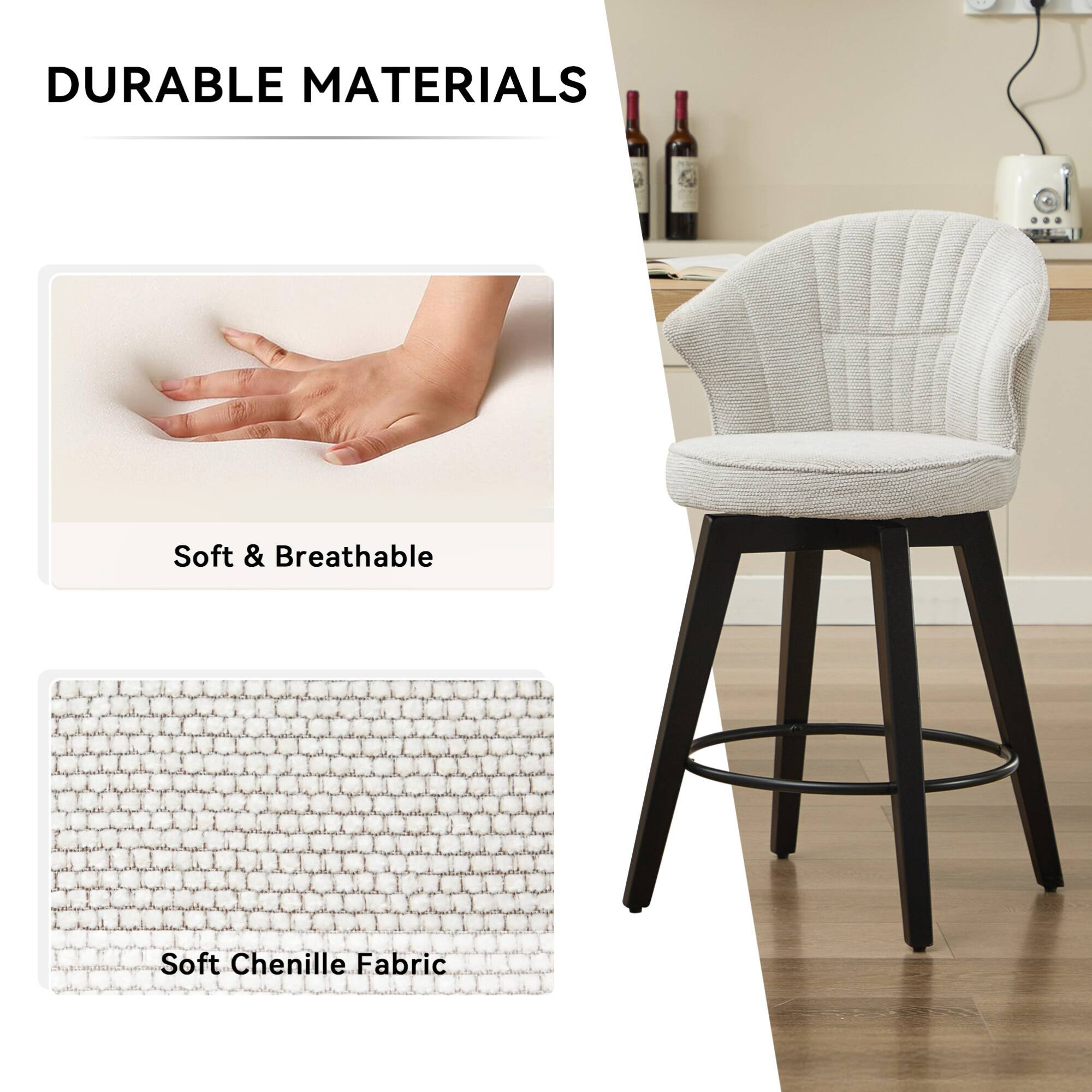 DURABLE MATERIALS

Soft & Breathable

Soft Chenille Fabric