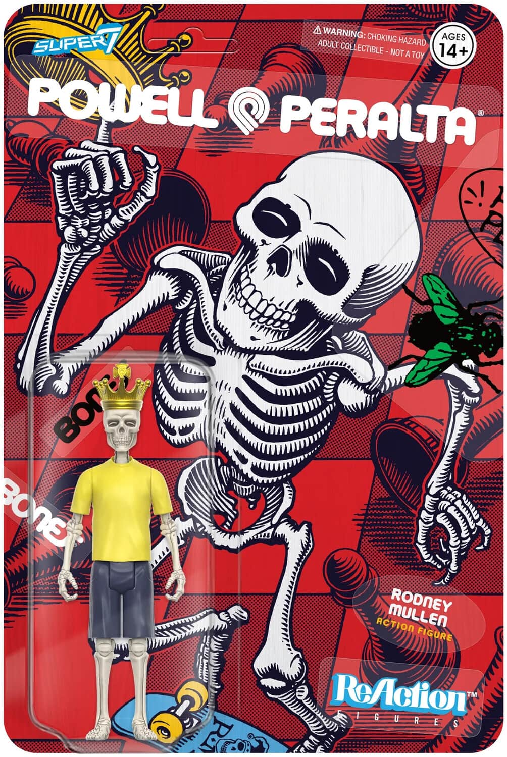 Rodney Mullen - Super7 - Powell-Peralta - Reaction Figure Wave 2 - Rodney Mullen - COLLECTABLES - Multicolor