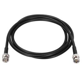 Unique Bargains - 6G-SDI BNC M/M 75 Ohm RG59 Coaxial Video Jumper Cable for Camera Surveillance, Supports HD-SDI/3G/6G-SDI/4K/8K - Black