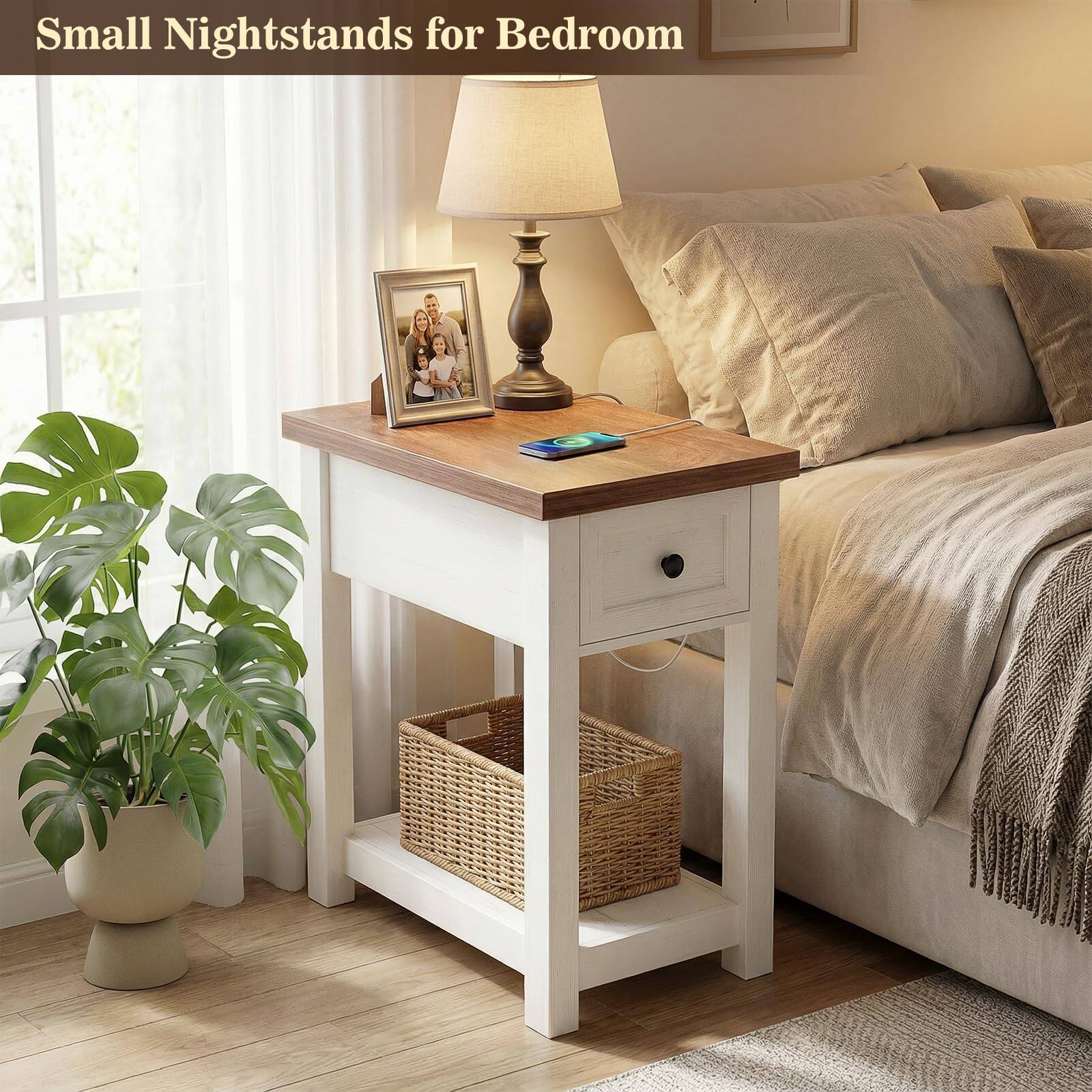 Small Nightstands for Bedroom