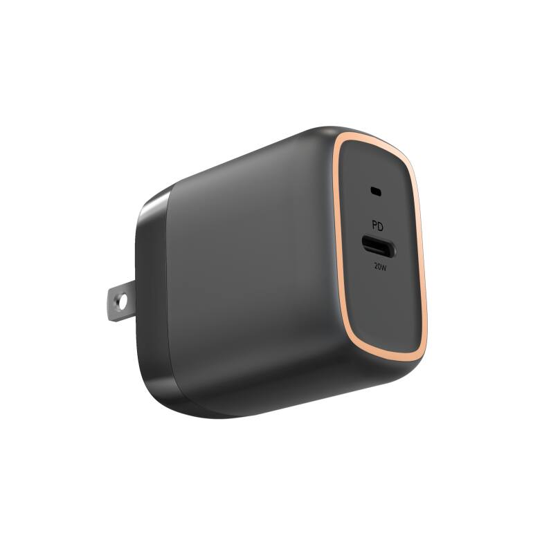 Duracell - Premium Foldable Wall Charger 20W PD Single Port USB-C From The Most Trusted Brand In Power - Multi