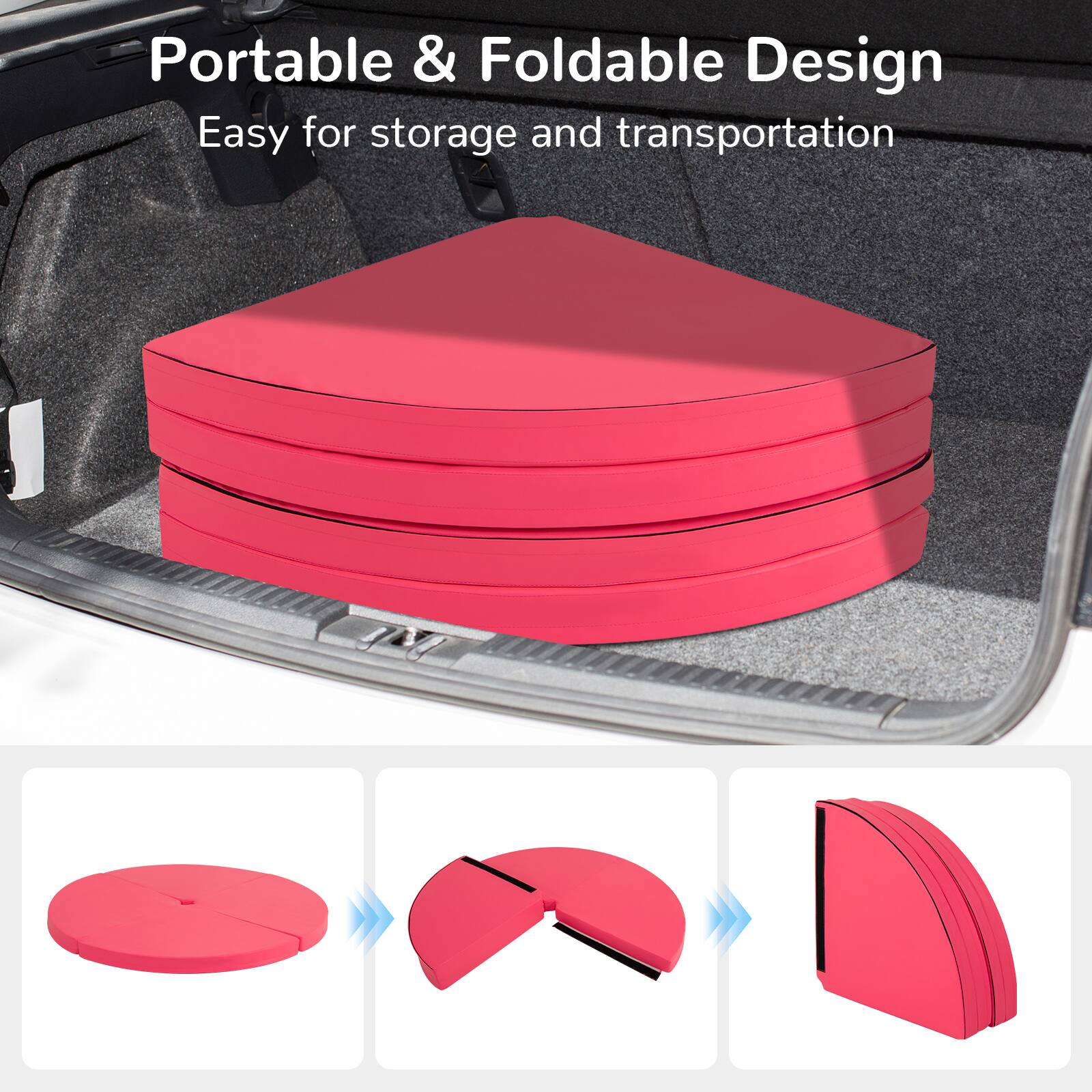 Portable & Foldable Design  
Easy for storage and transportation
