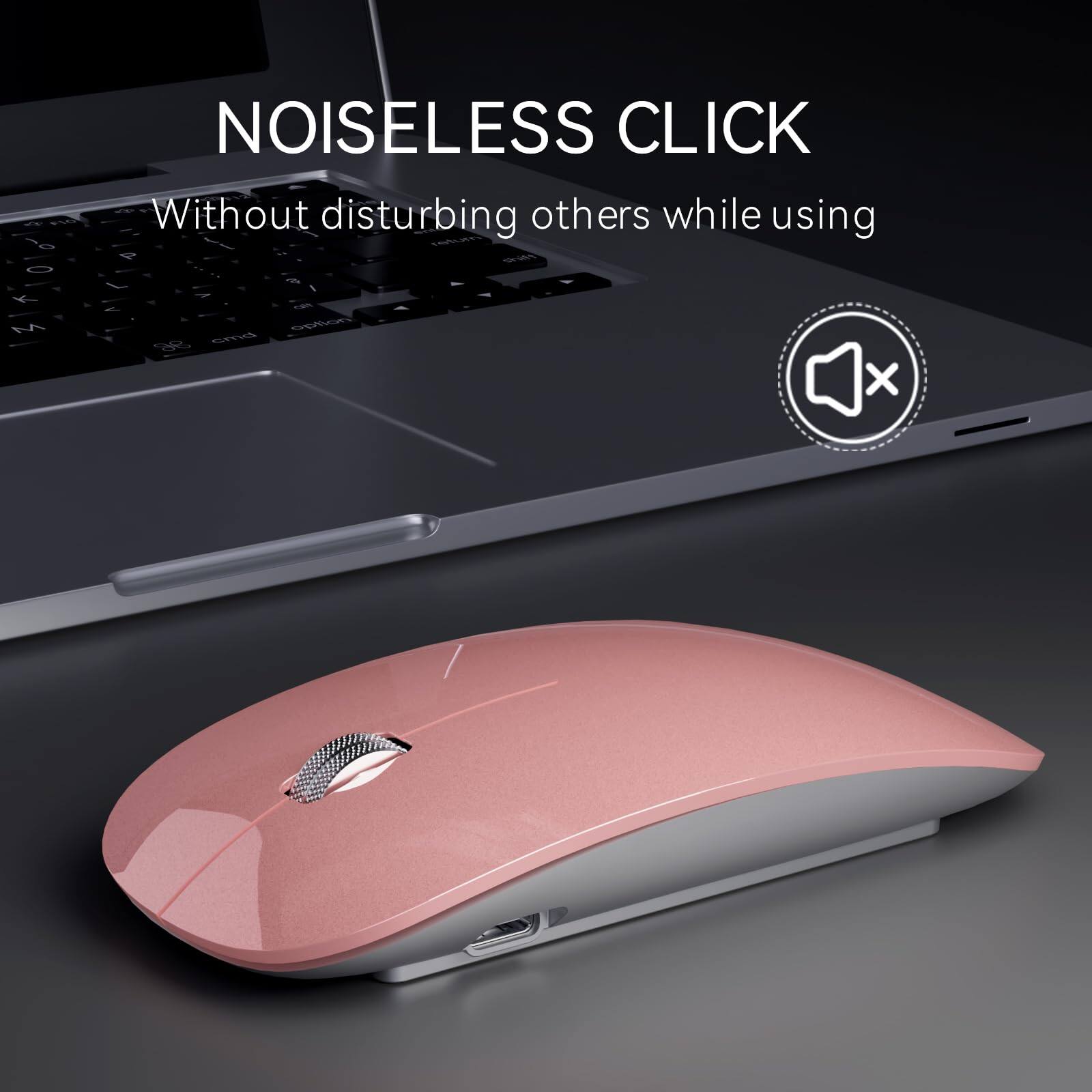 NOISELESS CLICK  
Without disturbing others while using