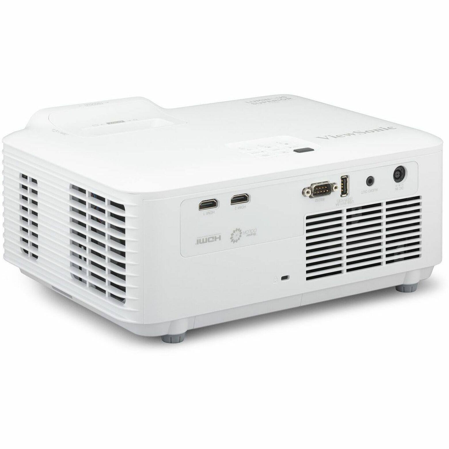Alt View 17. ViewSonic - LS740HD 5,000 ANSI Lumens 1080p Laser Installation Projector - White.
