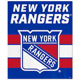 WinCraft - New York Rangers Ultra Plush 50" x 60" Throw Blanket - Multicolor