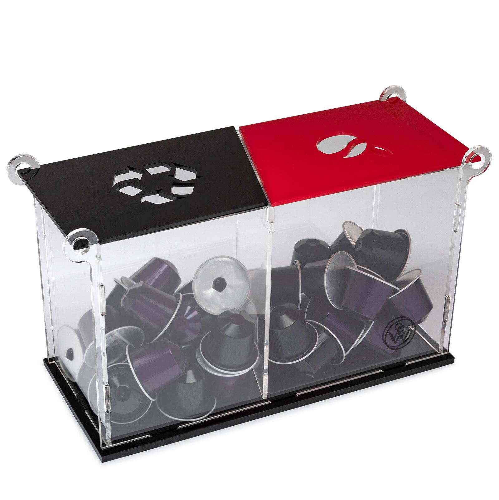 Angle. ChefWave - ChefWave Coffee Pod Organizer for Nespresso Capsules.