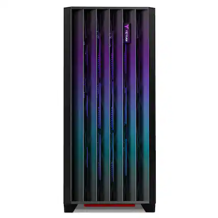 Front. YEYIAN - Yeyian - Phoenix Glass Gaming Desktop - Intel Core i9-14900KF - NVIDIA Geforce RTX 5070 - 32GB DDR5 - 2TB NVMe SSD - Black.