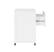 Alt View 16. Linon Home Décor - Penrose Rolling File Cabinet With Adjustable Rails - White Paint / Gold Hardware.