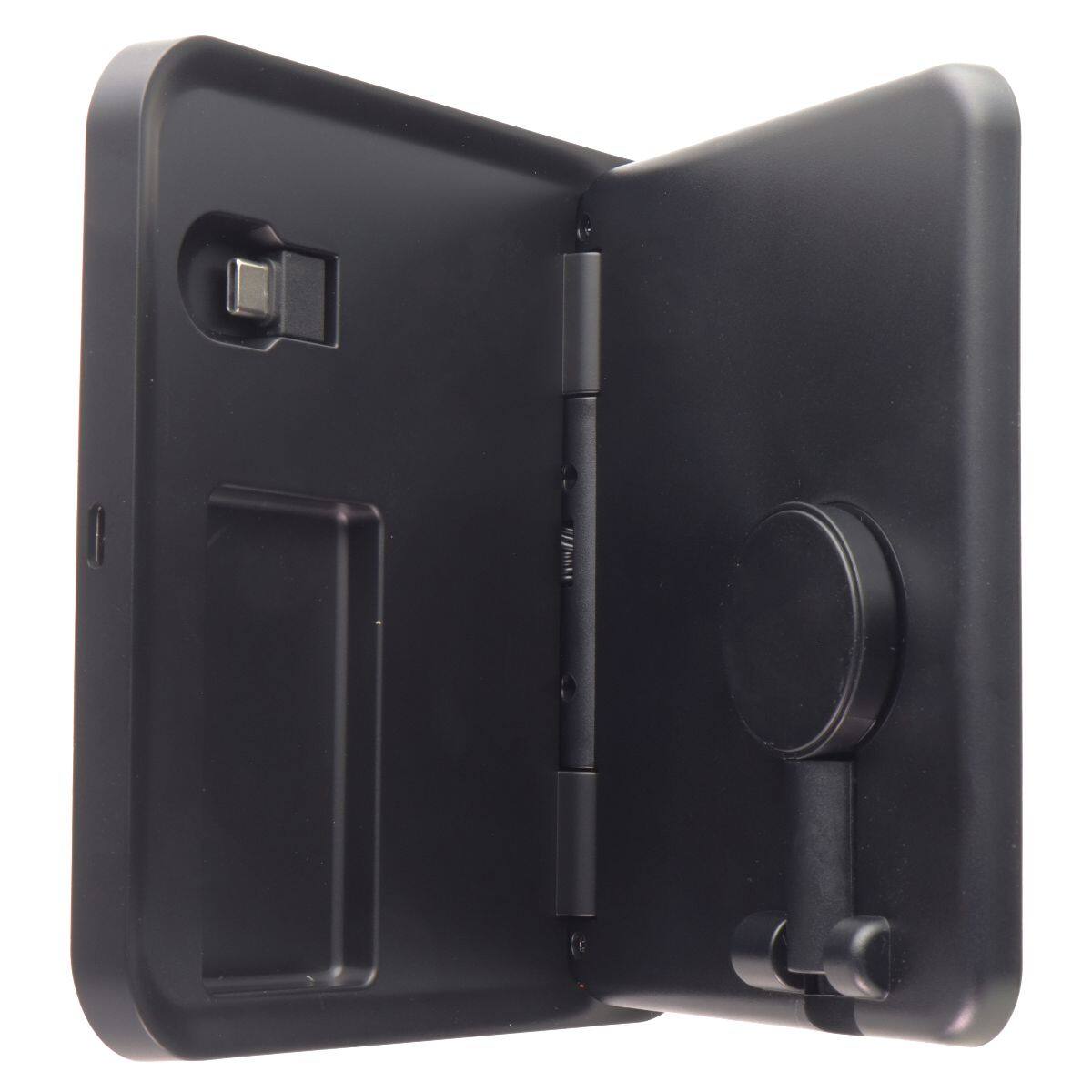 Left. Prodigee - Trio Fold Station 3-in-1 Wireless Charger for Samsung Devices - Black.