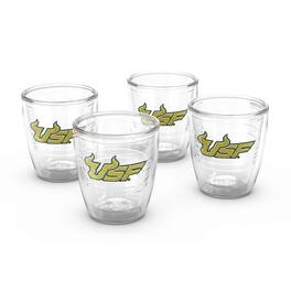 Tervis - South Florida Bulls 4-Pack 12oz. Emblem Tumbler Set - Multicolor