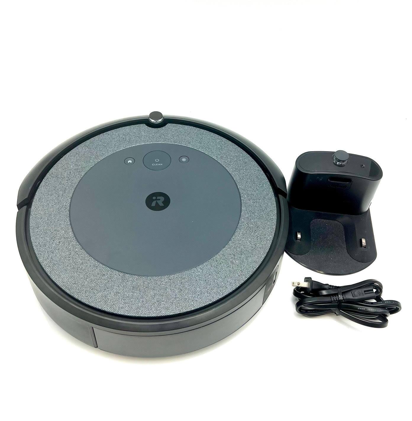 Front. iRobot - IRobot Roomba i3 EVO Wi-Fi Connected Robot Vacuum Smart Mapping I315920 - Black.