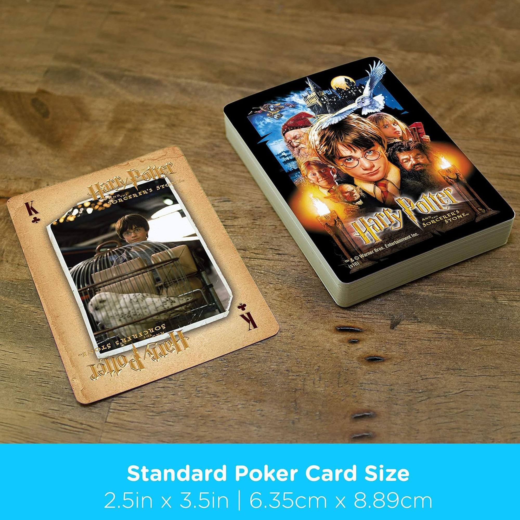 Harry Potter  
The Sorcerer's Stone  

K  
Harry Potter  
The Sorcerer's Stone  

Standard Poker Card Size  
2.5in x 3.5in | 6.35cm x 8.89cm
