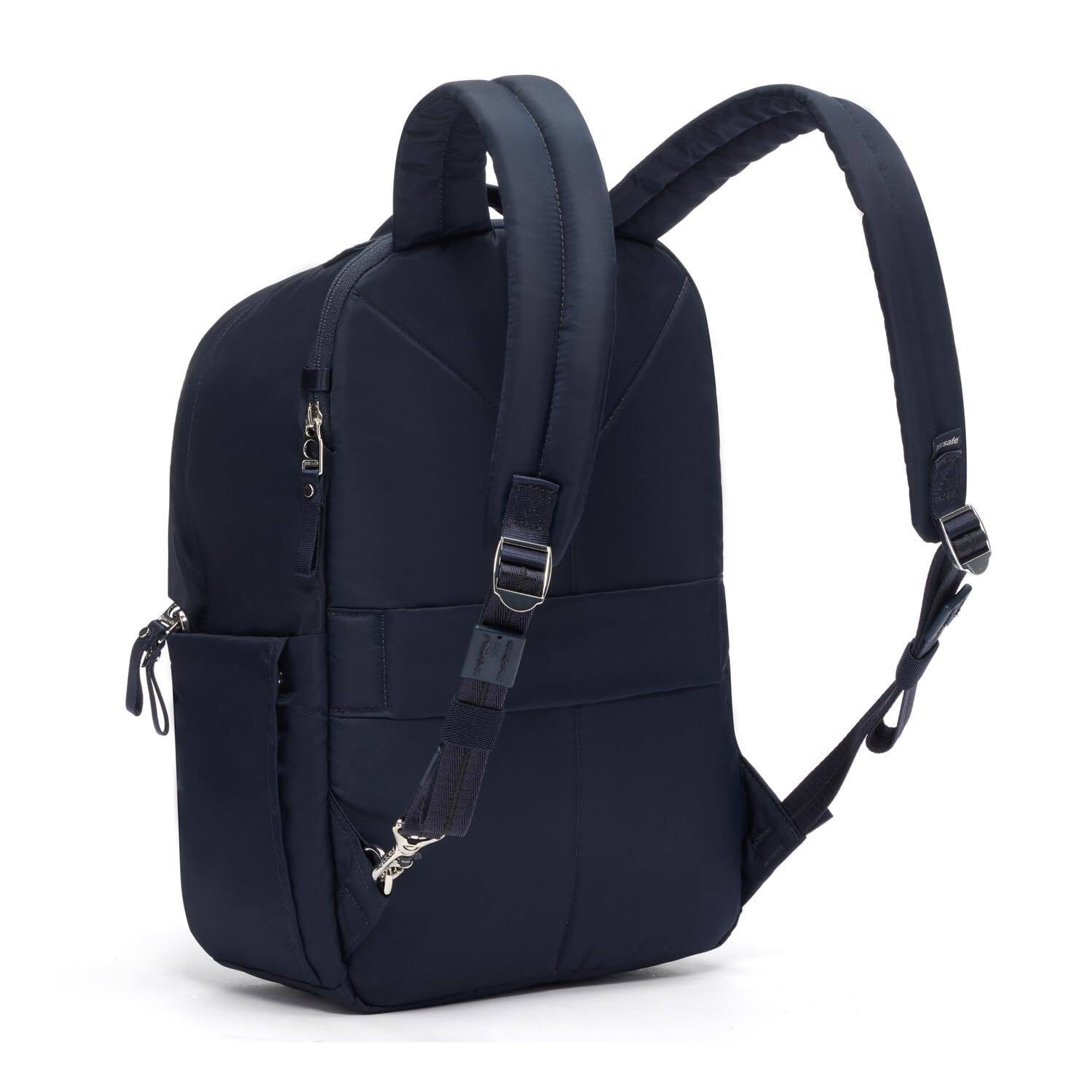 Back. Pacsafe - W 10L Backpack, Navy - Navy.