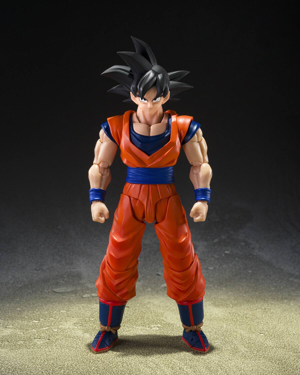 Alt View 1. PopMarket - Tamashii Nations - Dragon Ball Z - S.H.Figuarts - Son Goku Kind-Hearted Saiyan Action Figure   - COLLECTIBLES - Multicolor.