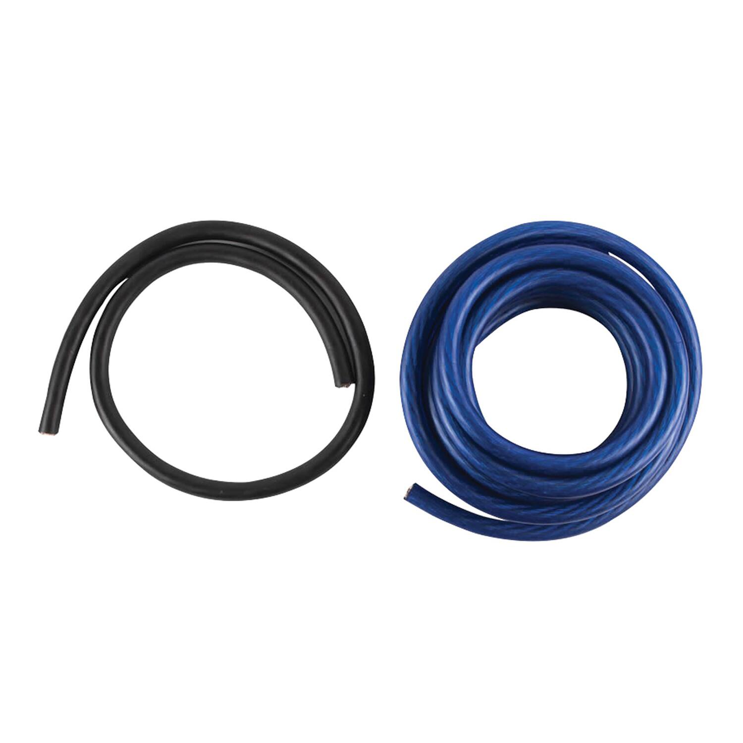 Angle. RAPTOR - Bulk Series R2 1/0-Gauge Amp Installation Kit - Blue.