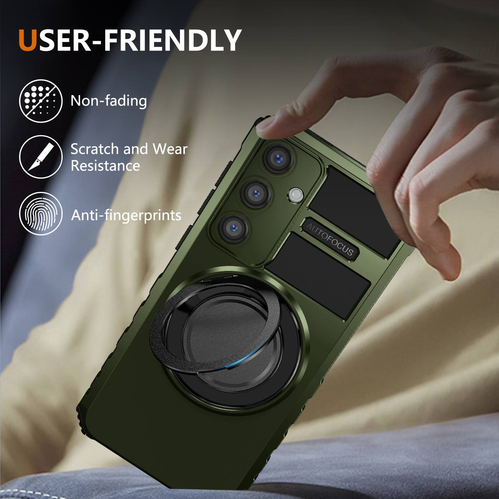 USER-FRIENDLY

- Non-fading
- Scratch and Wear Resistance
- Anti-fingerprints

AUTOFOCUS