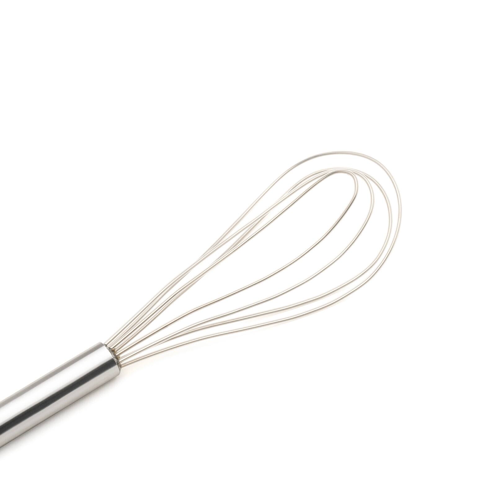 Alt View 3. Cuisipro - 10 Inch Silicone Flat Whisk, Frosted - White.