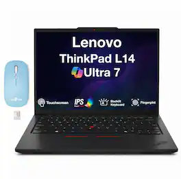 Lenovo - Upgraded - Copilot + PC Touchscreen Laptop 14.0 WUXGA Display (Ultra 7 165U, 32GB, 1TB SSD, Win 11 Pro) w/Dockztorm Wireless Mouse
