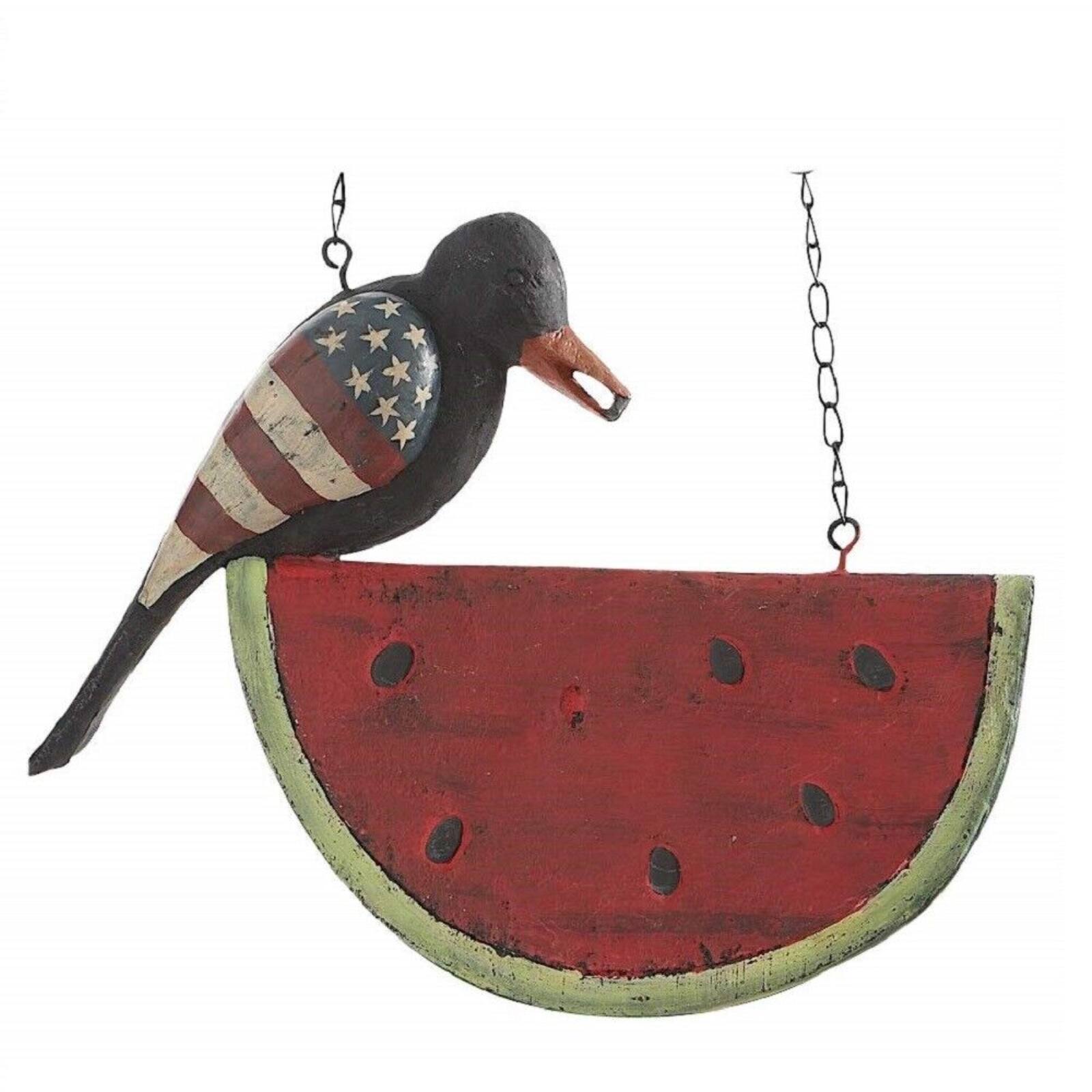 K&K Interiors - Black Americana Crow on Watermelon Arrow Replacement - Arrow NOT included - Multicolor price history on PriceWatchPro