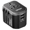 LENCENT
UK
USA/AUS
USB 2 WITH ADAPTER TRAVEL WORLD
Max voltage. BA MAX. -303S 50/60Hz 100-240V- at 240V- Max 5V=-2.4A AA MAX. GA convert does IEC60884-2-5. BS8546, 1920W DC / C) Model: Rating: Output: Rating: with: USB Fuse Adapter( Compliant
2.4A Max Smart