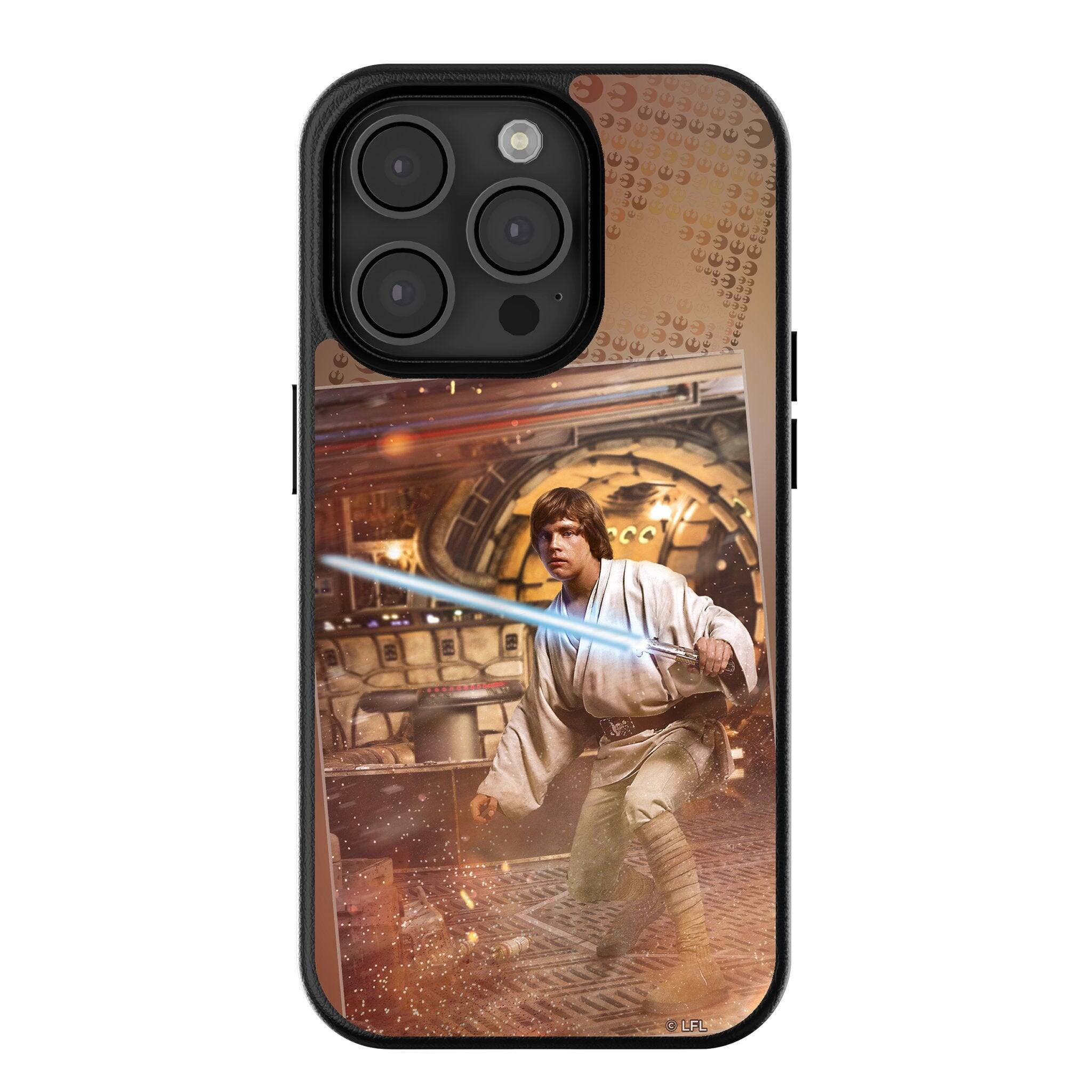 Front. Keyscaper - Star Wars: A New Hope Portrait MagSafe Compatible Phone Case - Apple iPhone 16 Pro Max - Luke Skywalker.