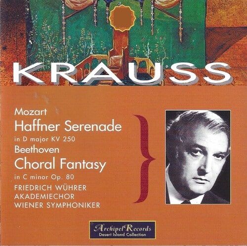 Mozart / Krauss - Haffner-Serenade + Beethoven  - COMPACT DISCS