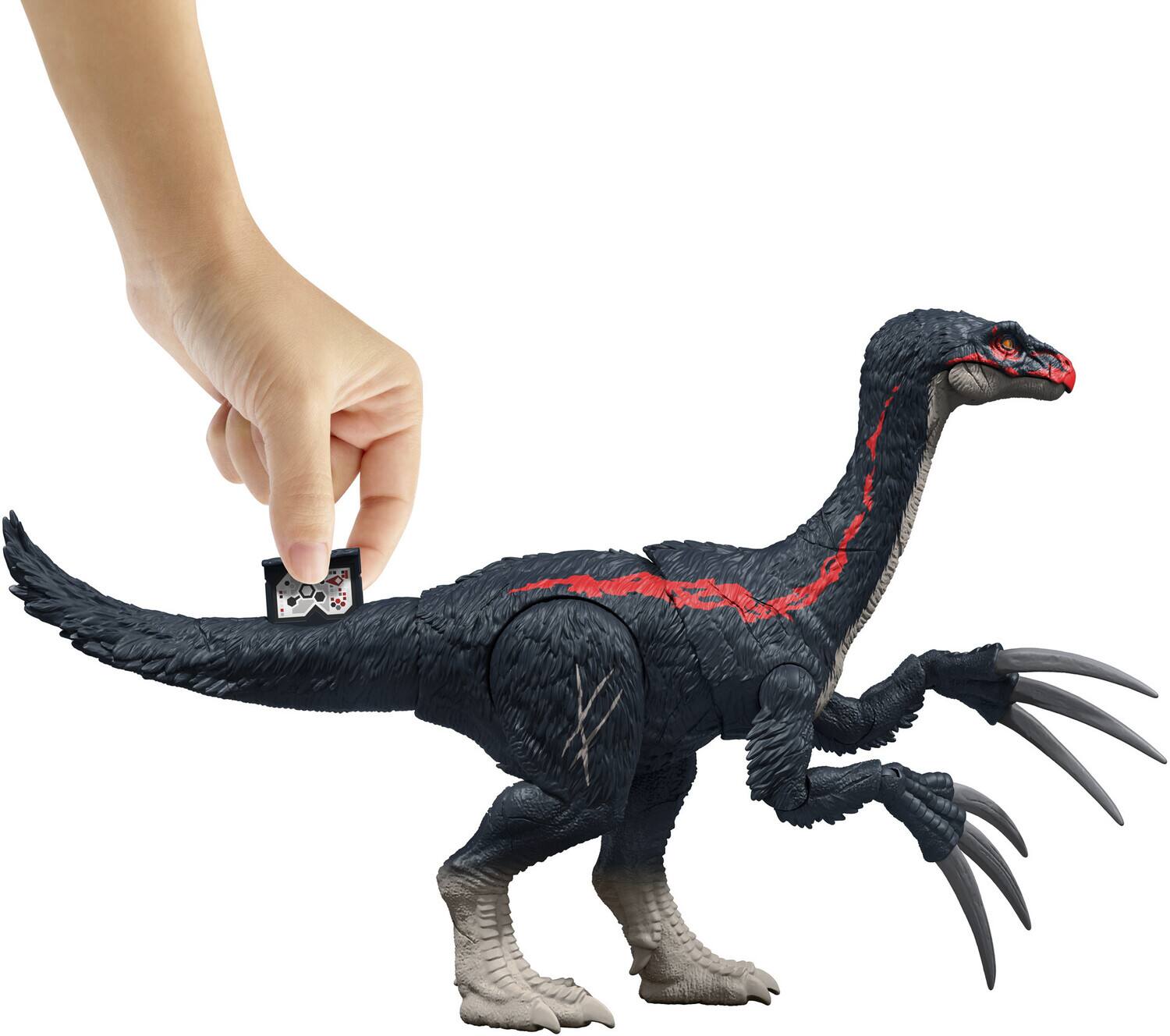 Alt View 4. Mattel - Mattel - Jurassic World Slash 'N Roar Therizinosaurus   - Collectibles - Multicolor.