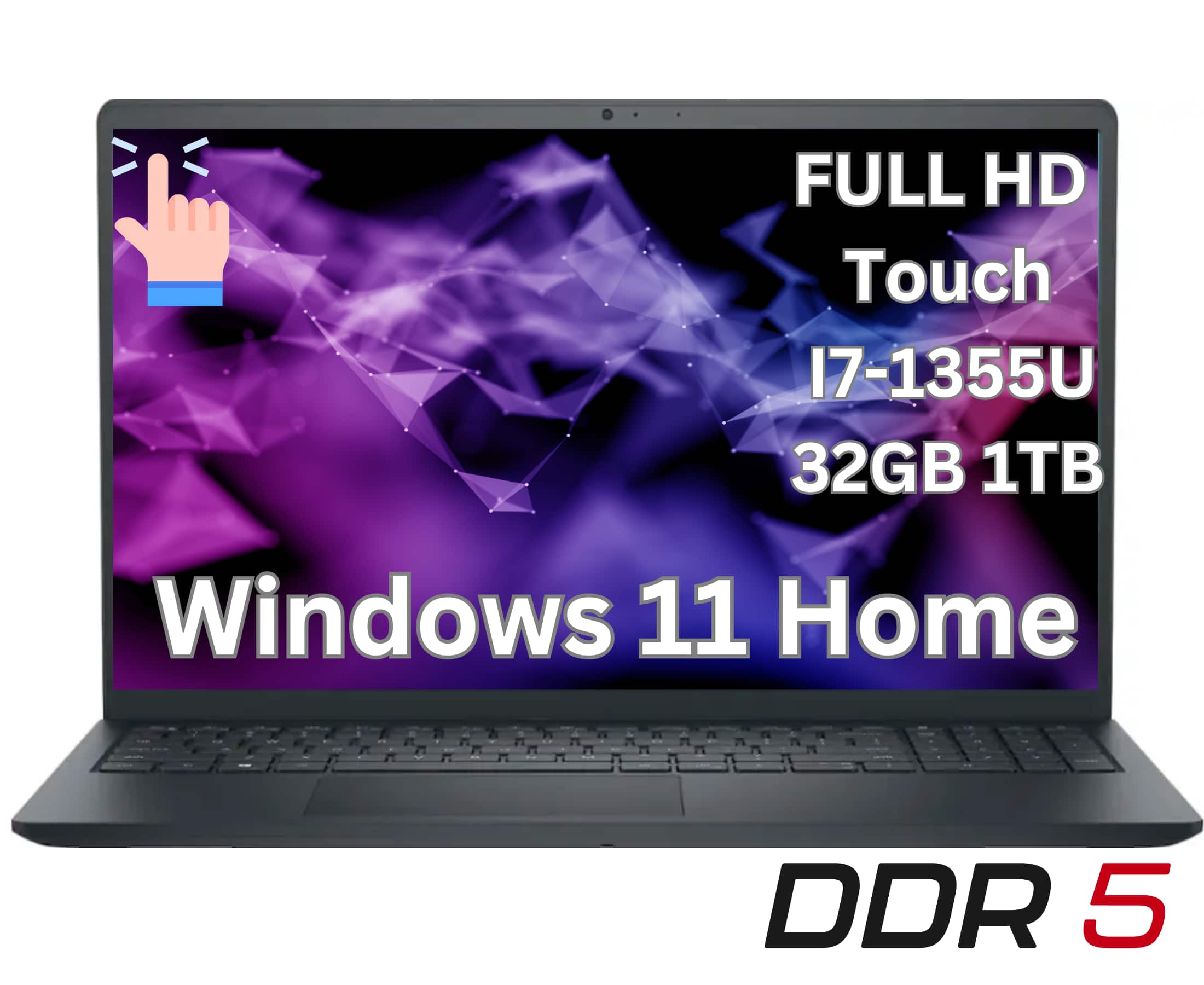 "Dell - Upgraded - 15.6"" 2K Touchscreen Laptop - Intel 13th Generation Core i7 1355U 2023 - 32GB Memory - 1TB Storage-Windows 11 Home - Black" price history on PriceWatchPro
