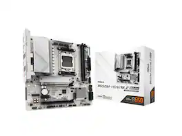 ASRock - B650M-HDV/M.2 White AM5 AMD B650 Micro ATX Motherboard