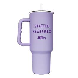 Logo Brands - Seattle Seahawks 40oz. Lavender Soft Touch Tumbler - Multicolor
