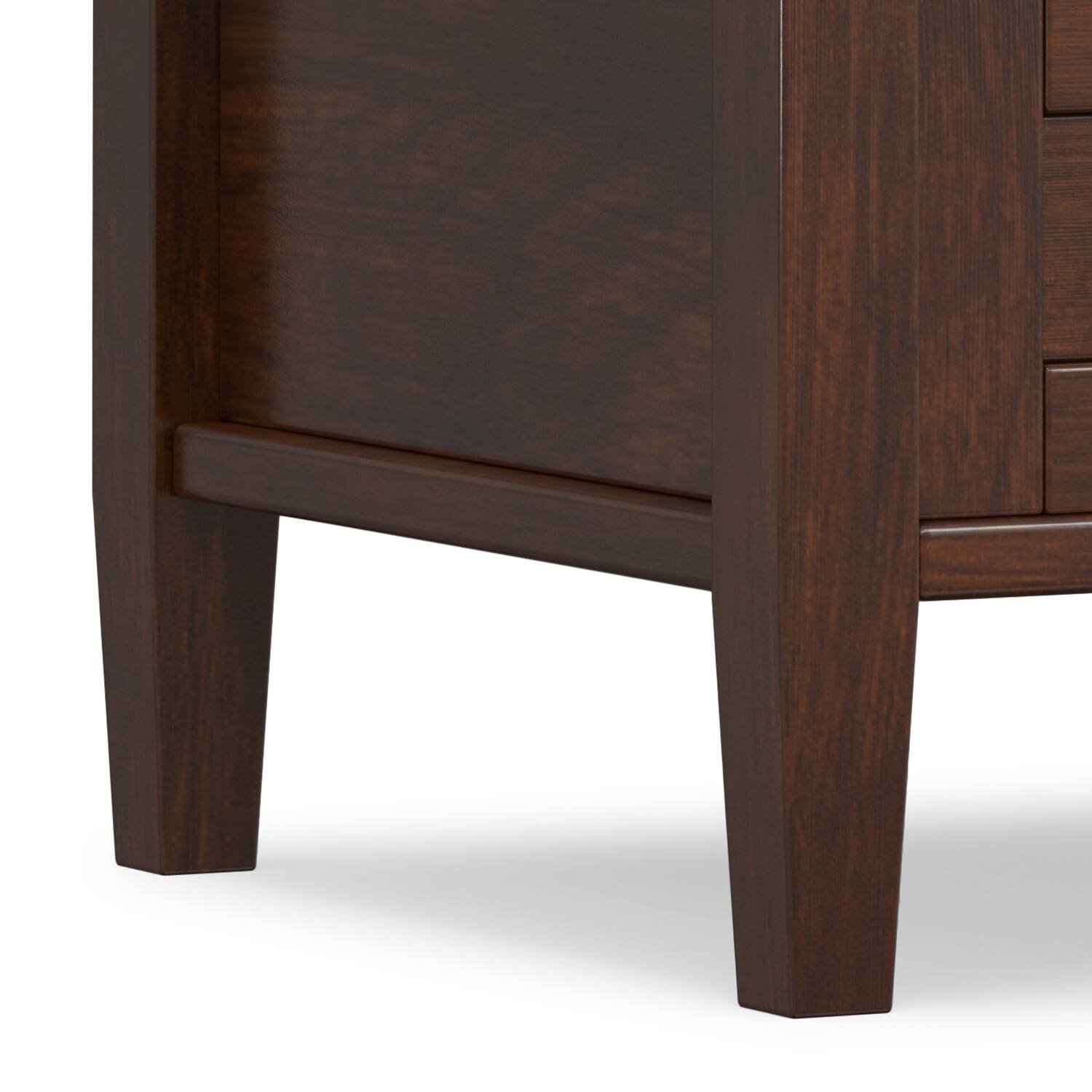 Alt View 6. Simpli Home - Warm Shaker 20 inch Wide Solid Wood Transitional End Table in Russet Brown - Russet Brown.