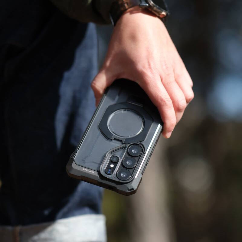 Alt View 2. SUPCASE - UB Grip Rugged MagSafe Case for Samsung Galaxy S26 Ultra – Heavy-Duty Protection with Magnetic Charging Support - Black.