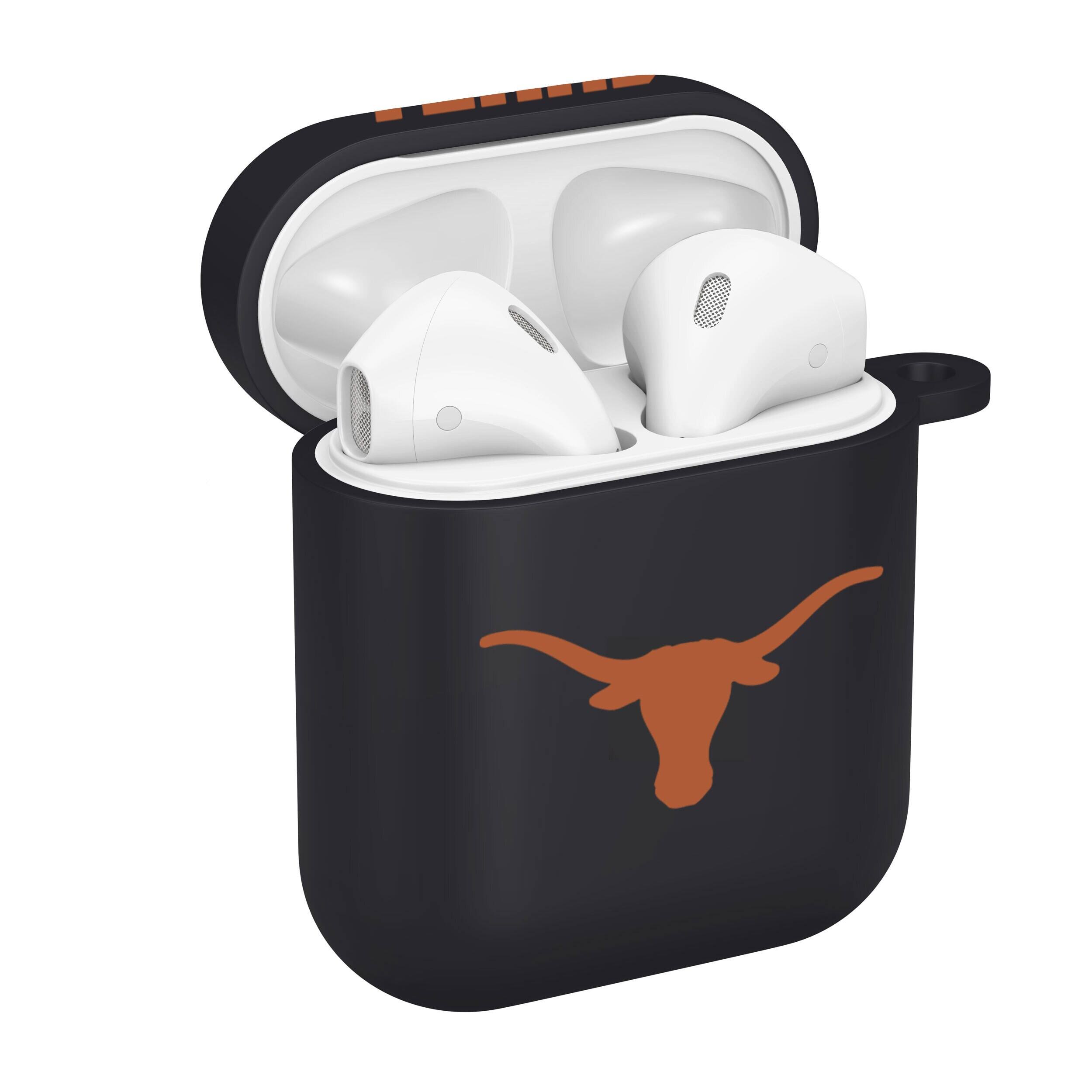 Alt View 1. Affinity Bands - Black Texas Longhorns AirPods Case Cover - Black.