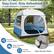 Stay Cool, Stay Refreshed
3 mesh windows & 2 zippered doors
- Promote optimal airflow
- Keep unwanted guests out
- Provide easy access
High-density Mesh
