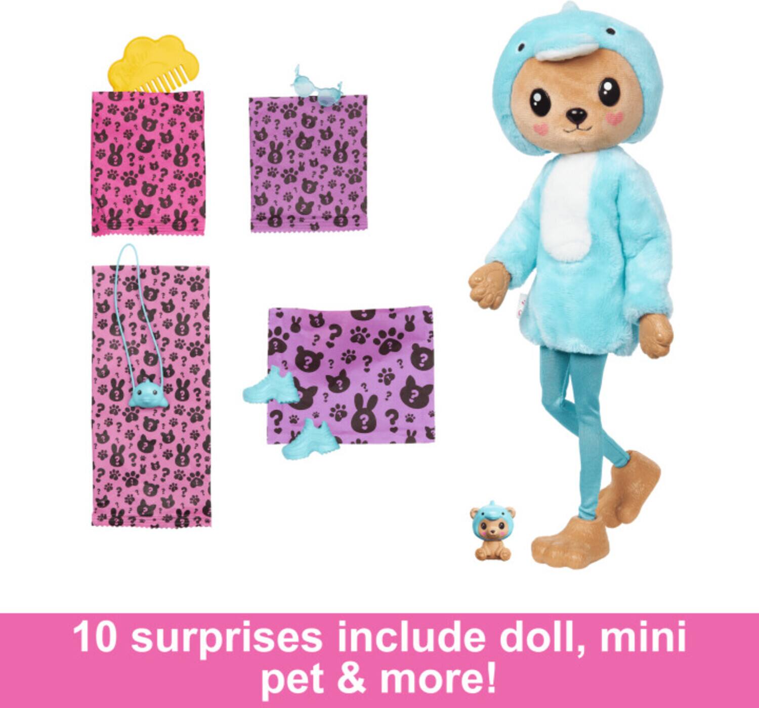 10 surprises include doll, mini pet & more!