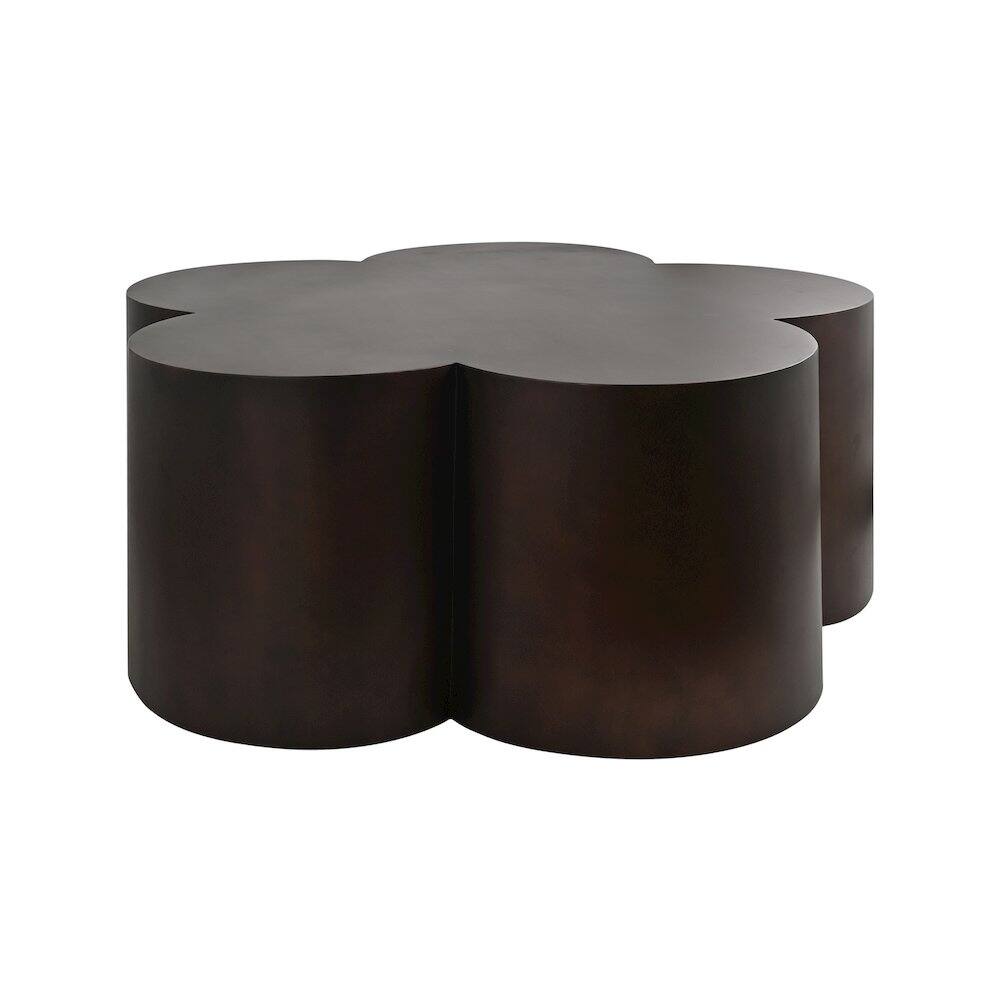 Alt View 2. Meridian Furniture - Lucky Brown Iron Coffee Table - Brown.