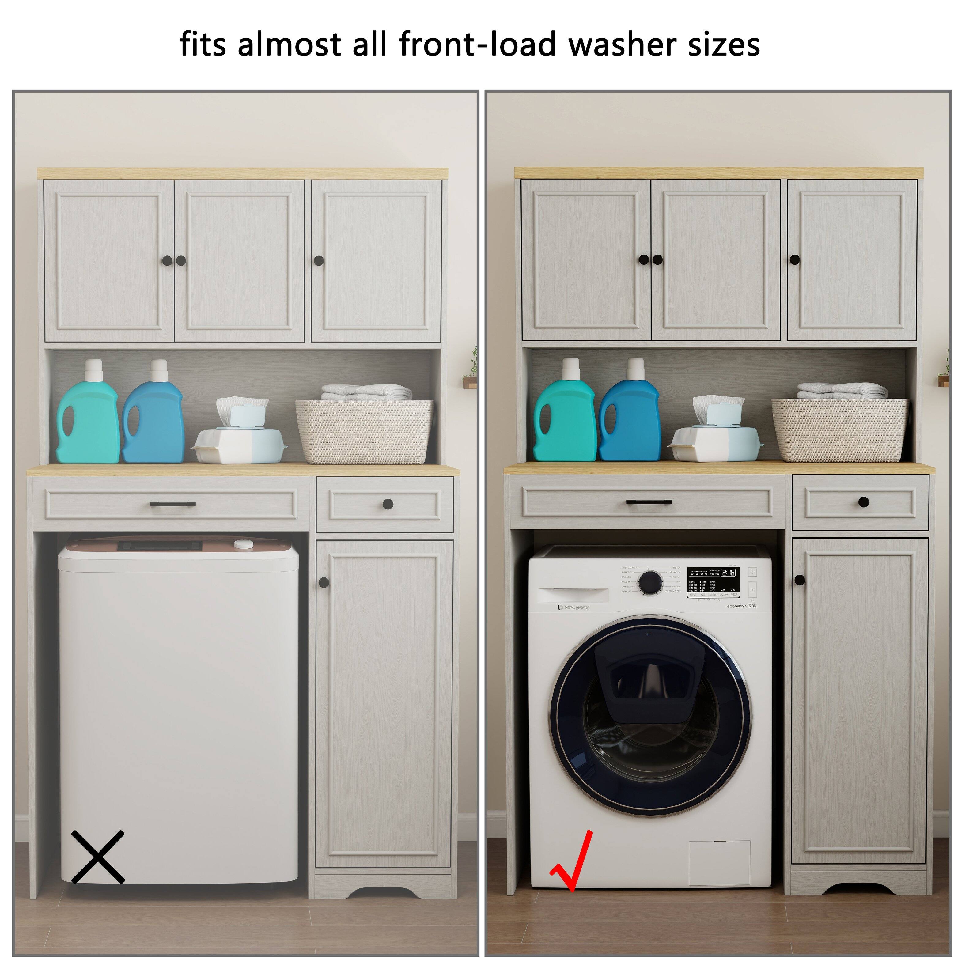 fits almost all front-load washer sizes