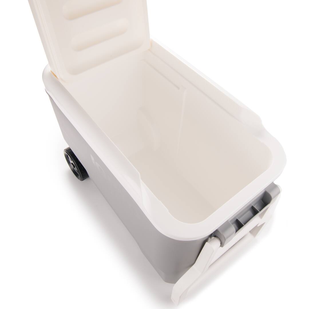 Alt View 4. Igloo - IGLOO Wheelie Cool 38 Qt Cooler, Gray - Gray.