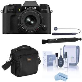 Bundle - Fujifilm - X-T50 Mirrorless Camera with XF 16-50mm f/2.8-4.8 R LM WR Lens with Universal Lens Cap Tether, Complete Optics