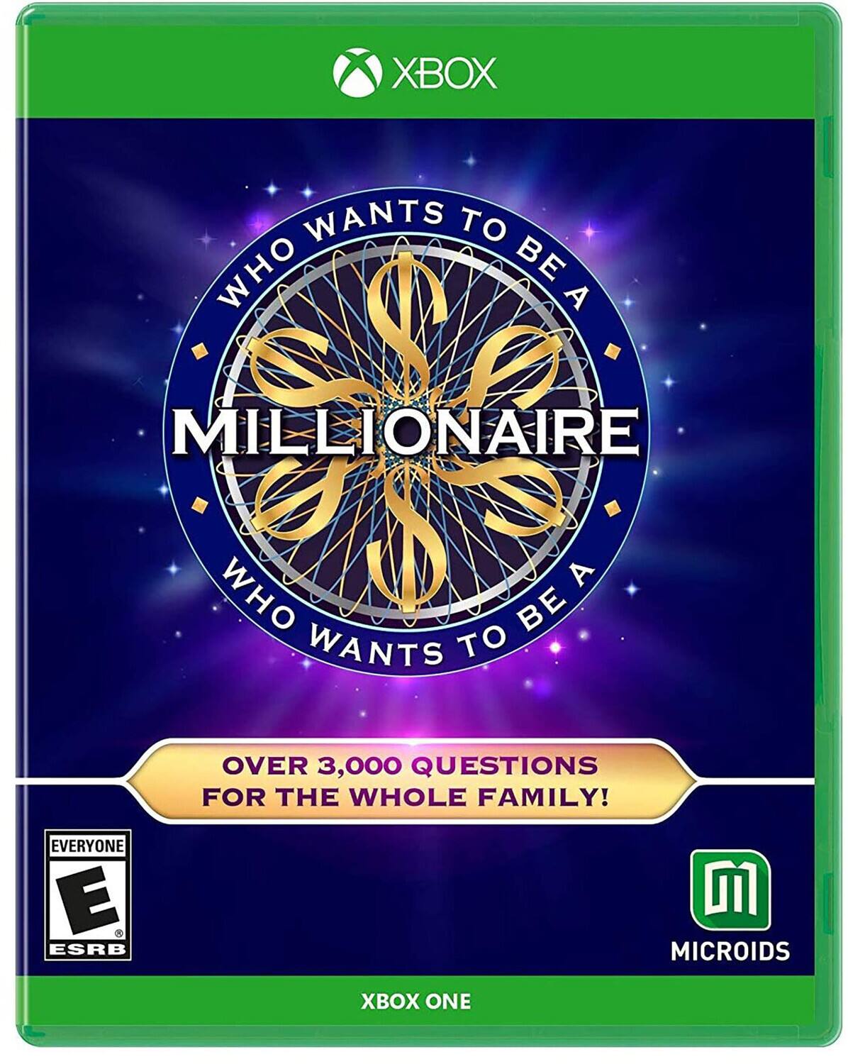 Xbox wants to be a millionaire, who wants to be a millionaire! Over 3,000 questions for the whole family! Everyone ESRB Microids Xbox One. - E (Everyone)