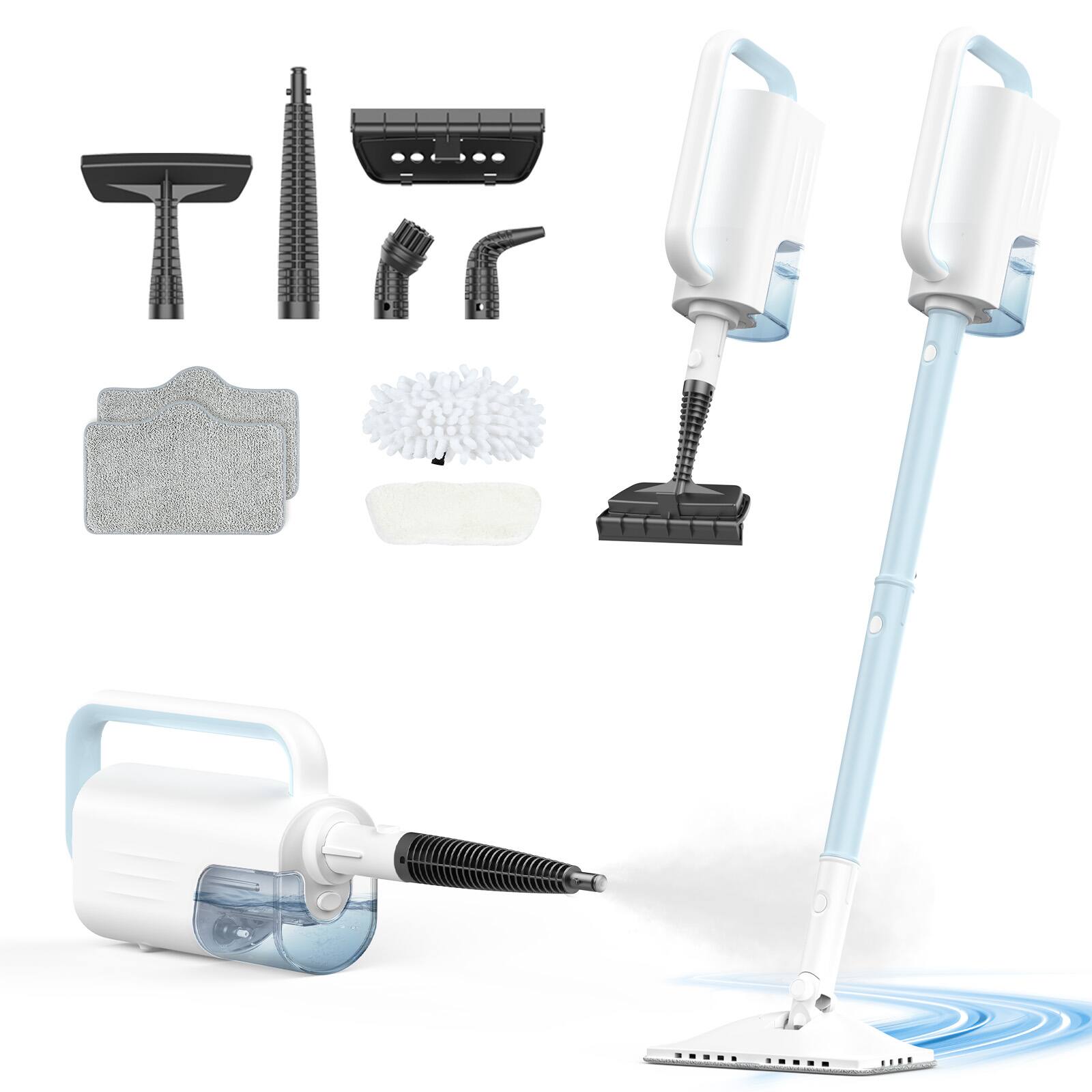 Front. Teendow - 6-in-1 Steam Mop for Floor Cleaning, Multi-Function Steam Vacuum Cleaner for Hardwood Floors and Carpet - Blue.