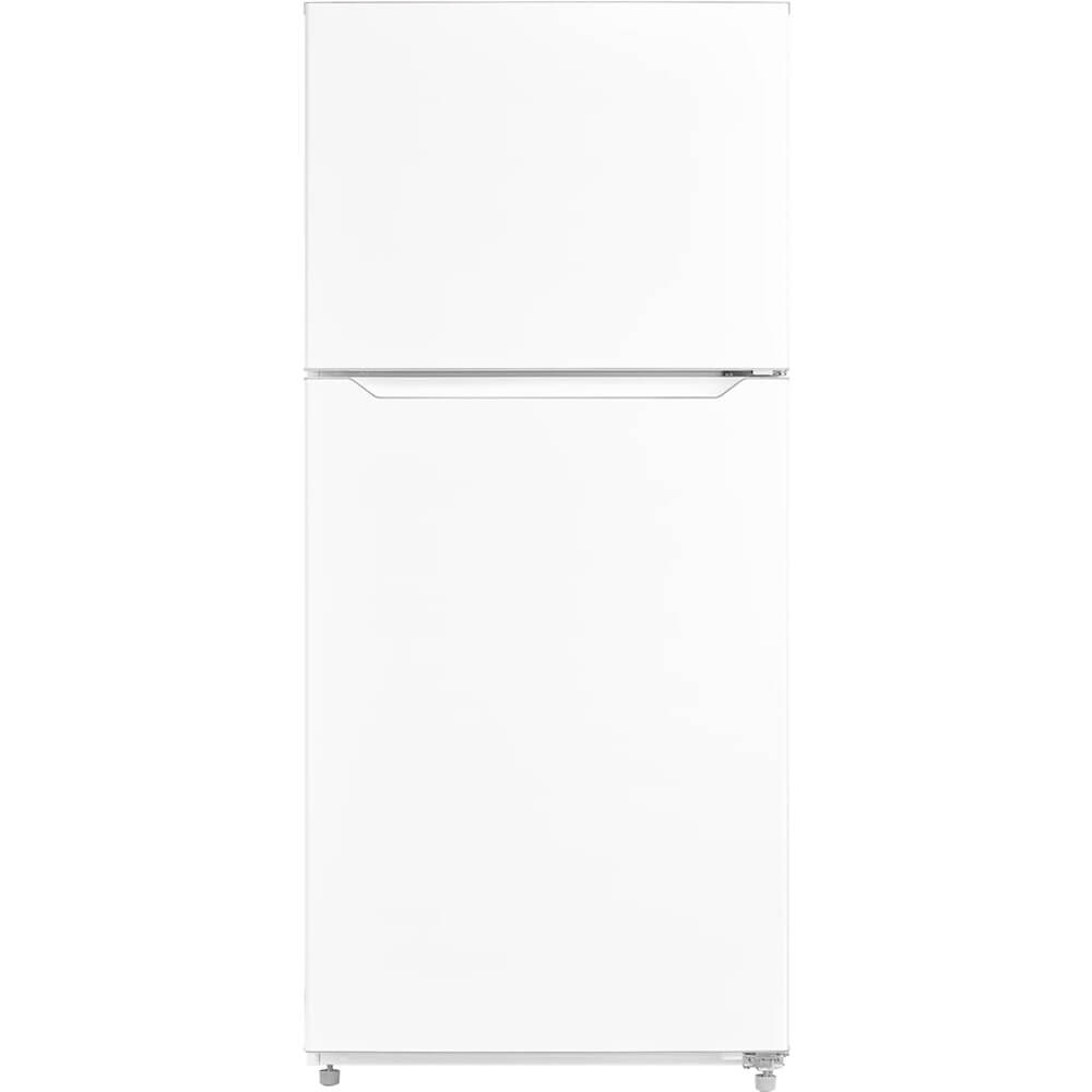 Front. Element Electronics - Element ERT21CSCW 20.5 Cu. Ft. White Top Freezer Refrigerator - White.