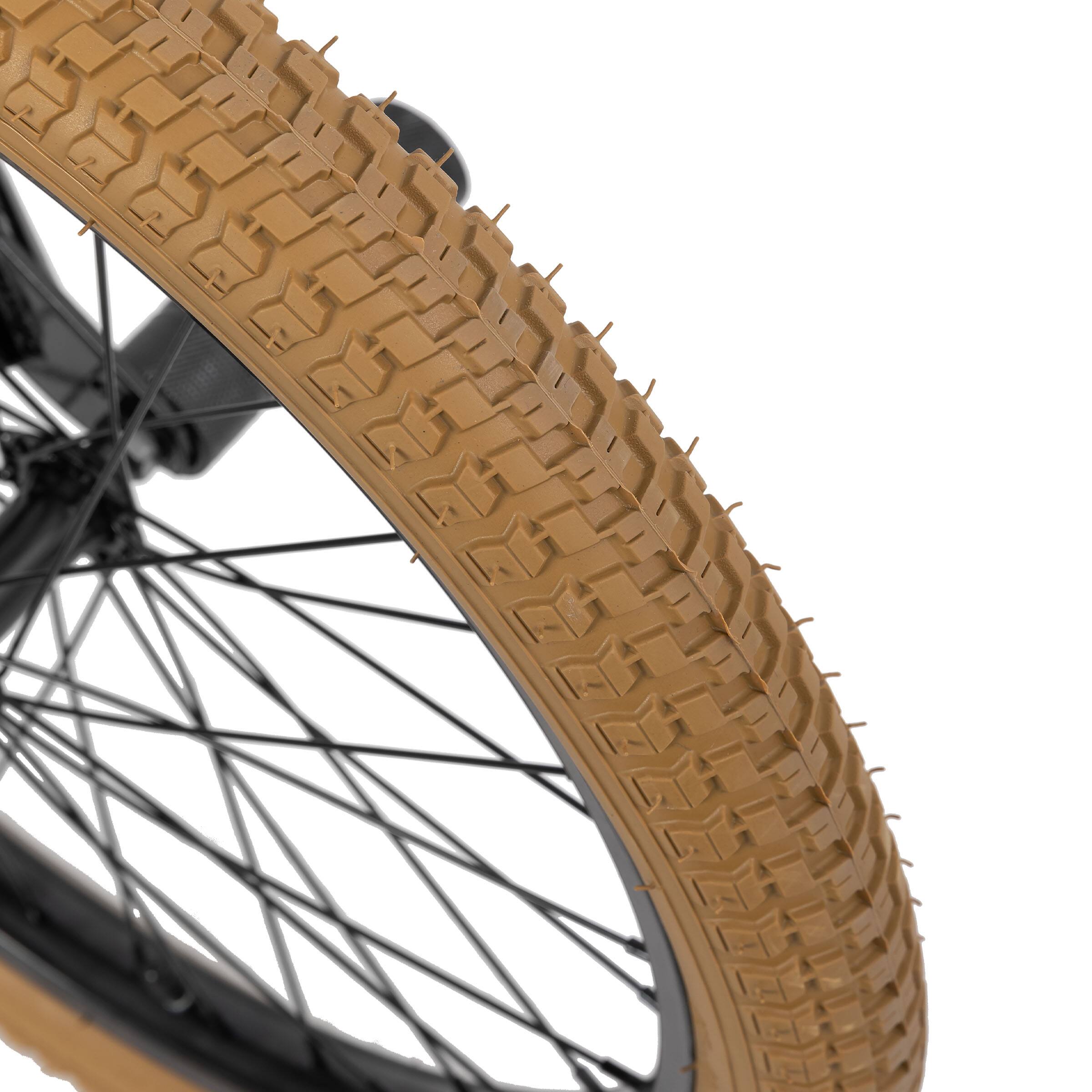 Alt View 5. JOYSTAR - JOYSTAR Brockway Freestyle Kids BMX Bike 20" Kids Bicycles for Ages 6-10, Girls Boys Beginner-Level Riders 2 Pegs, Brown - Brown.