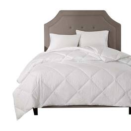 Gracie Mills - Lonnie All-Season Diamond Quilting 1000 Thread Count Down Alternative Comforter - White