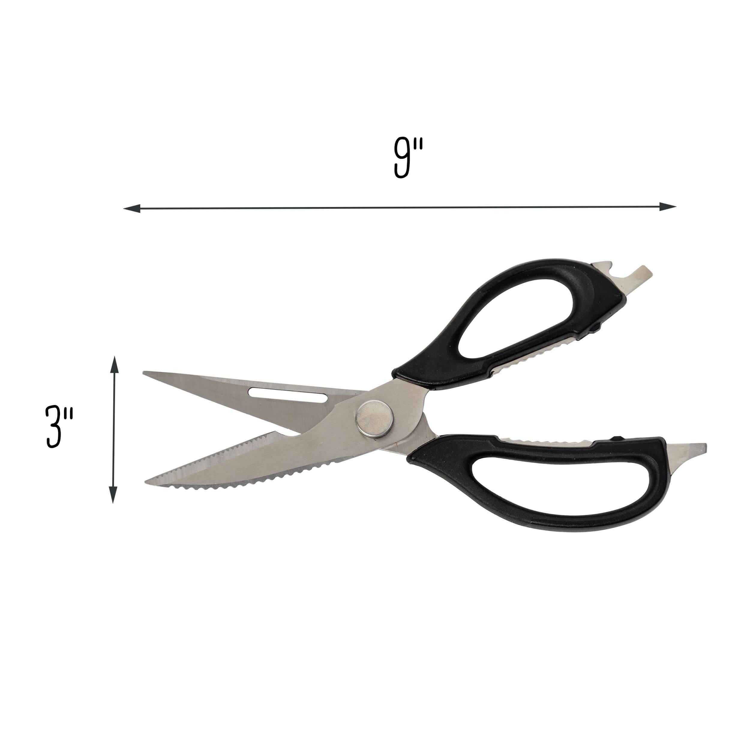 Alt View 1. Escali - Joyce Chen Multi-Use Kitchen Shears - Black.