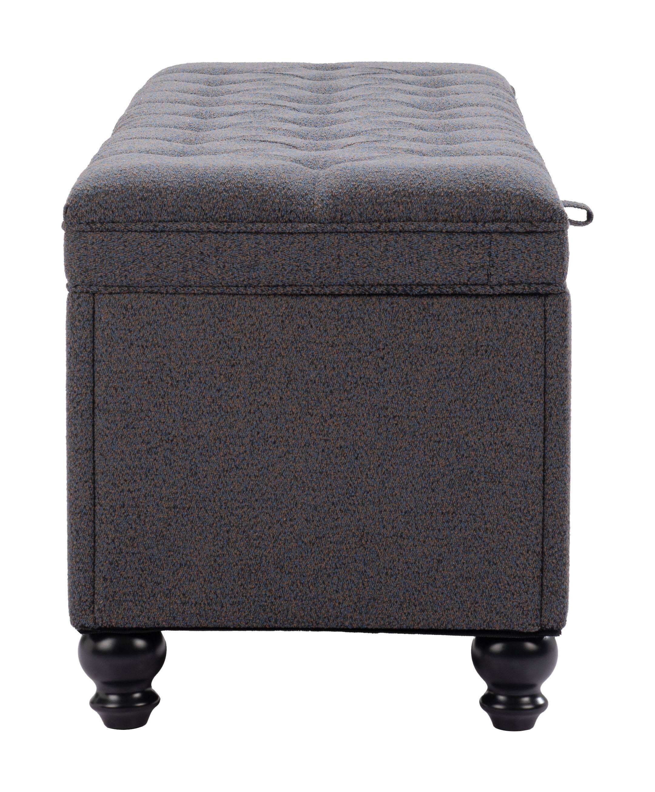 Back. Hivvago - Halifax Storage Bench Gravel Gray - Gravel Gray.